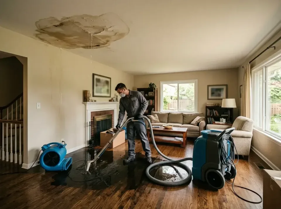 attic-pipe-burst-ceiling-drip-008 — frequently asked questions, Water Damage Restoration & Carpet Care in Weaverville, NC